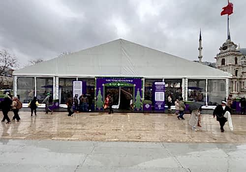 2024 / NEW YEAR MARKET TENT AT GALAPORT / 